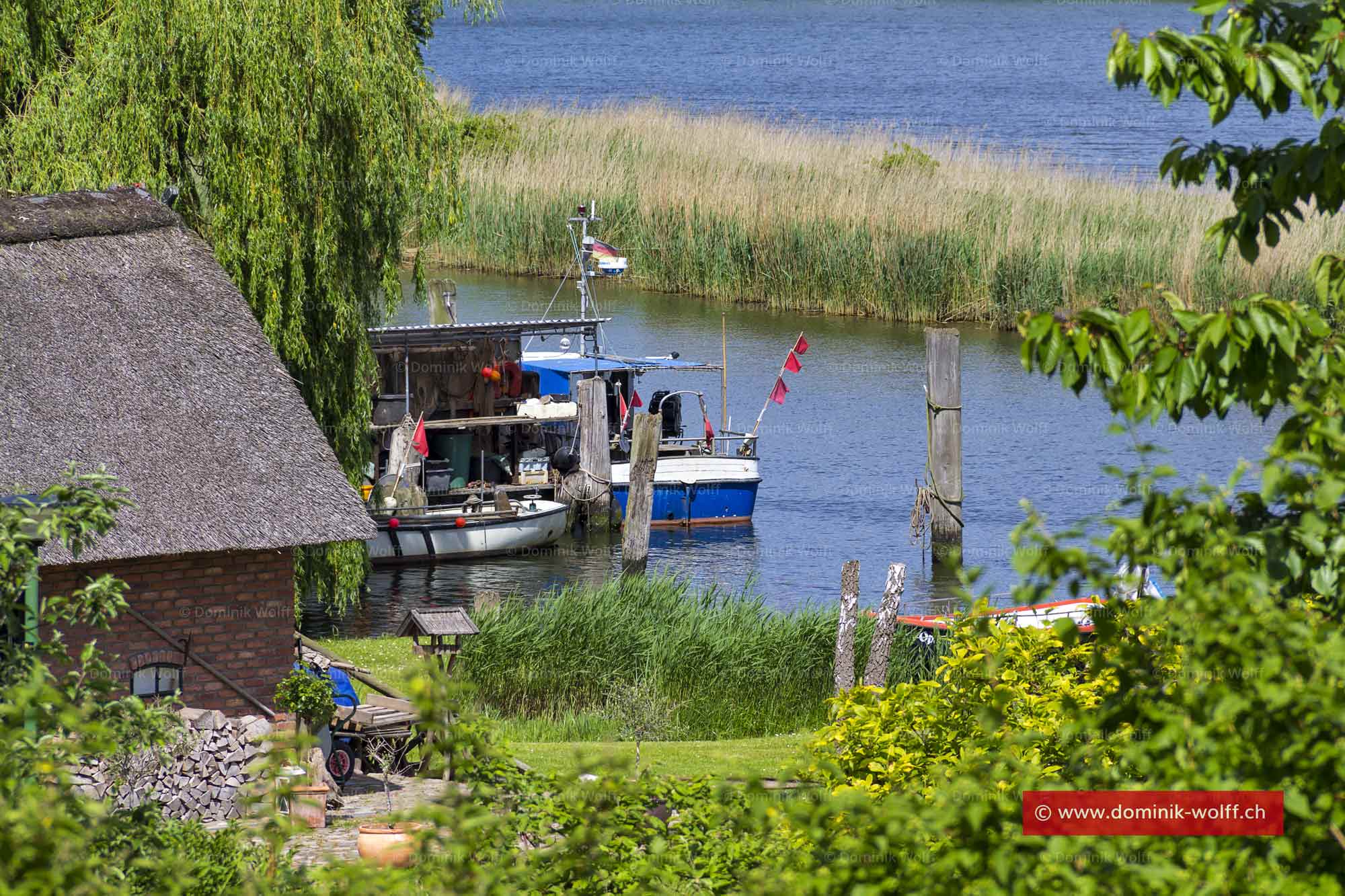 Bild + Foto - Fischerdorf in Schleswig-Holstein