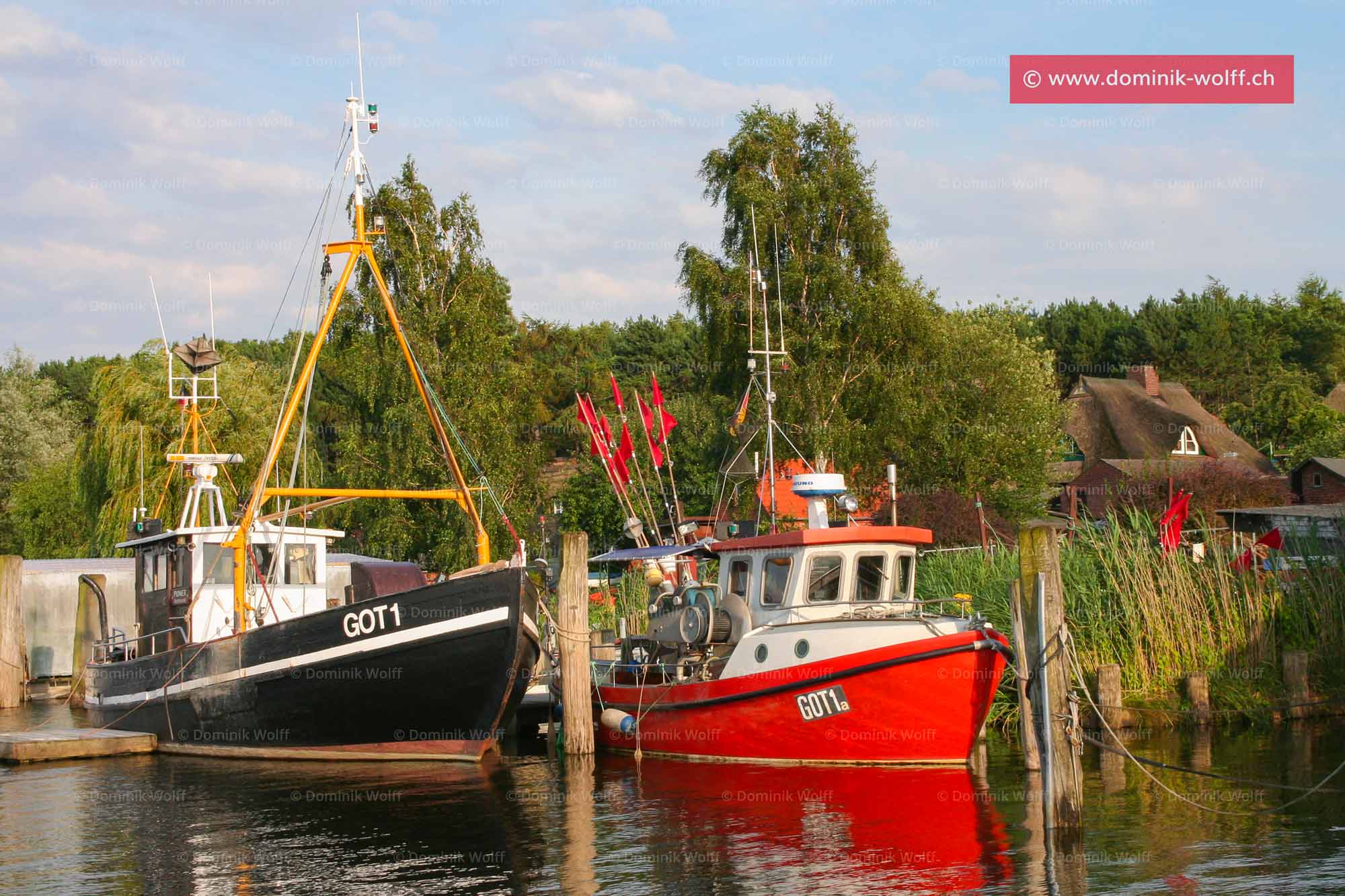 Bild + Foto - Fischkutter in Gothmund/Ostsee
