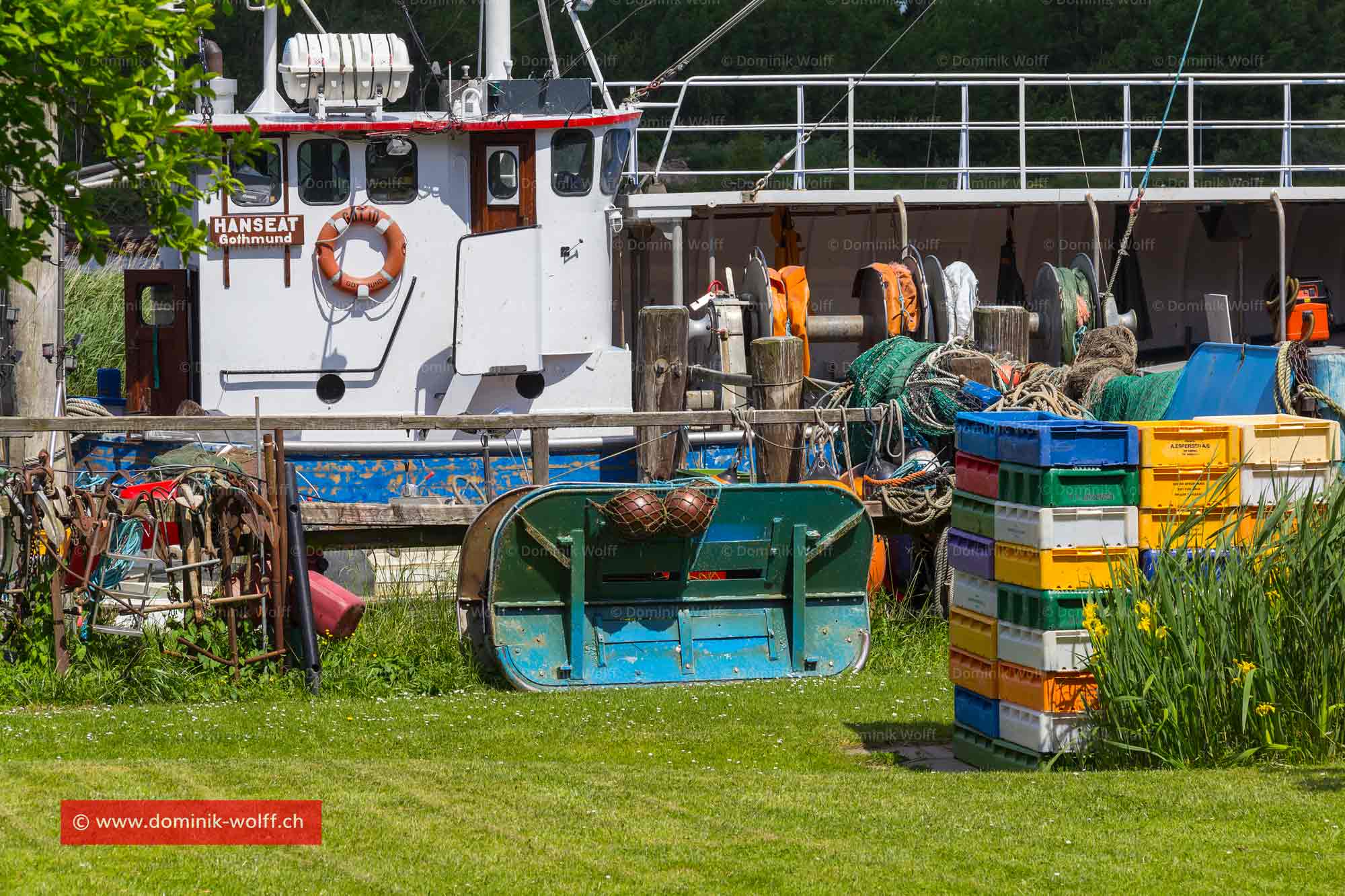 Bild + Foto - Fischkutter im Fischereihafen Gothmund