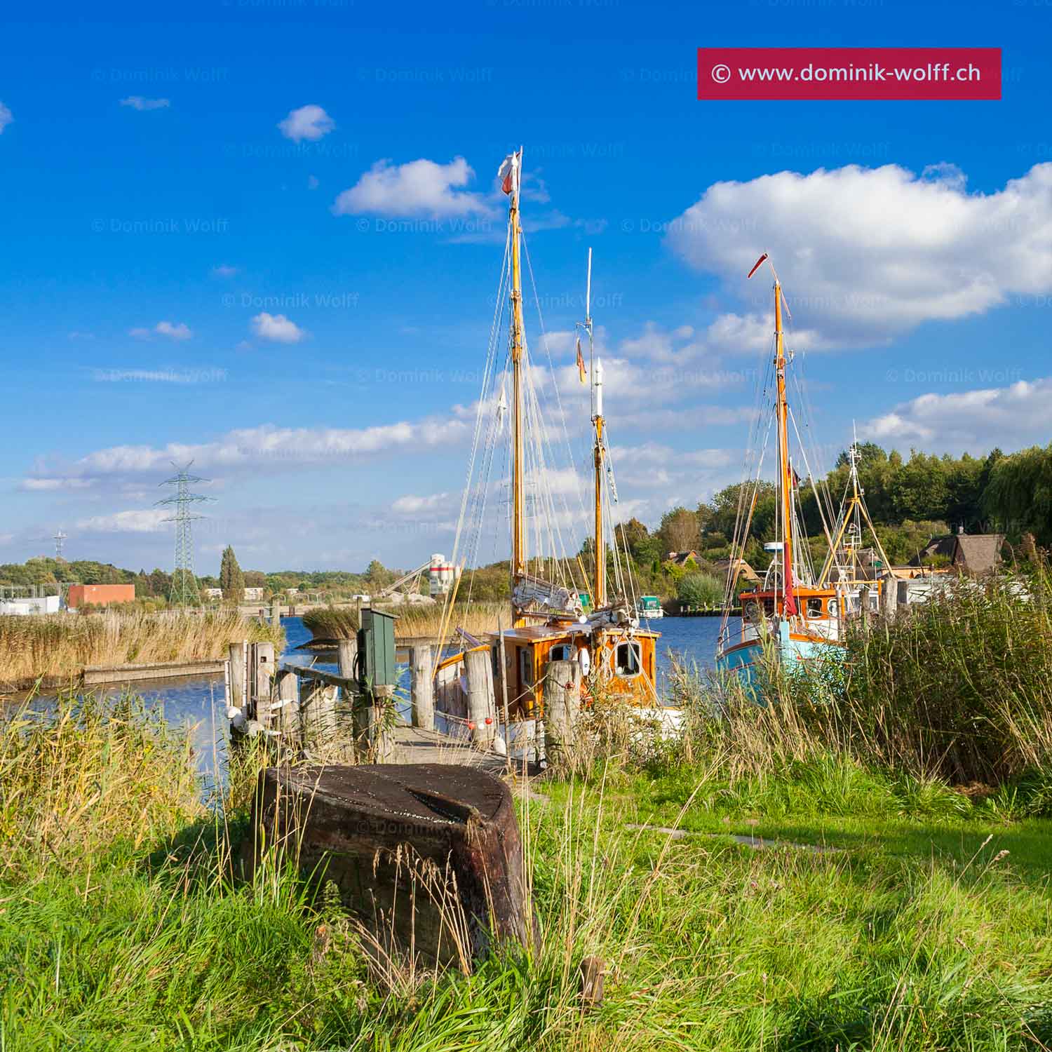 Bild + Foto - Fischereihafen in Lübeck / Ostsee