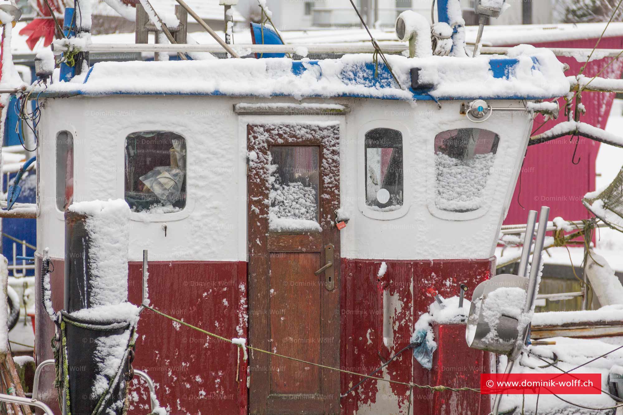Bild + Foto - Winter im Hafen von Niendorf/Ostsee