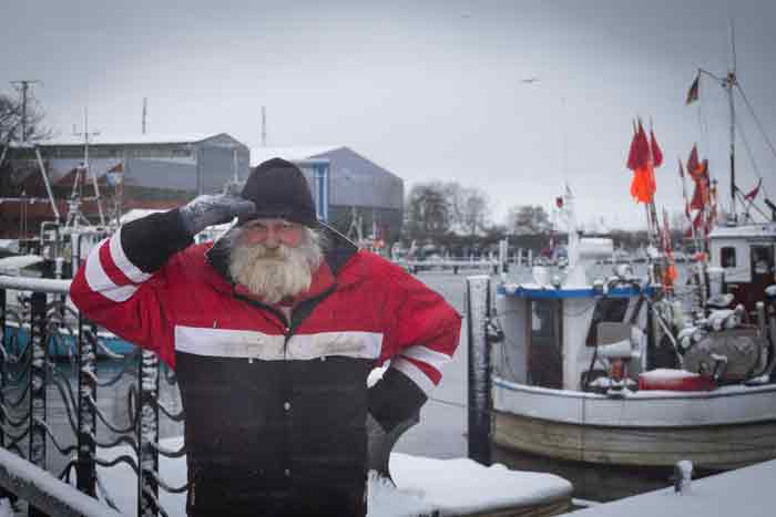 Ingo im Niendorfer Hafen