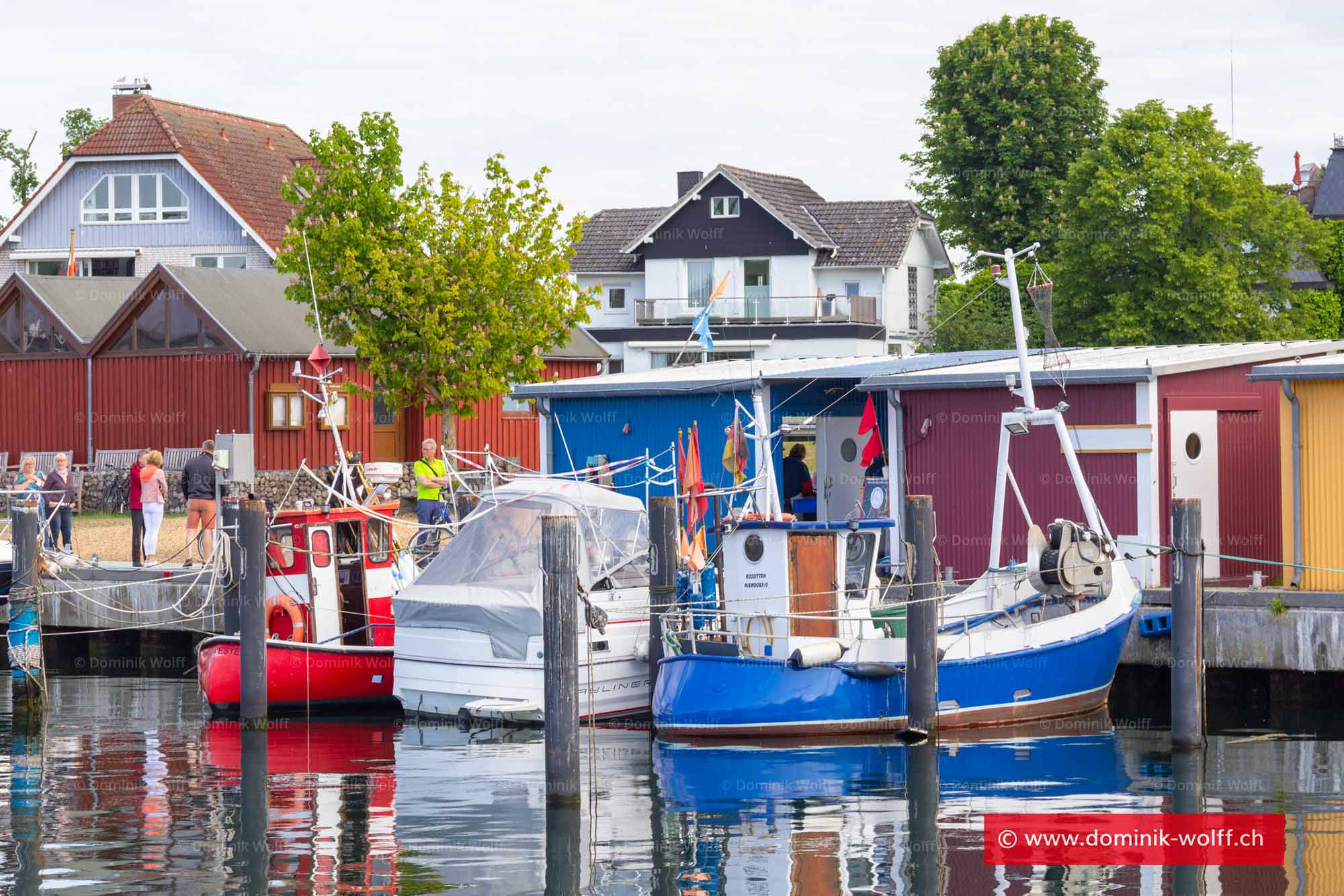 Bild + Foto - Niendorfer Hafen an der Ostsee