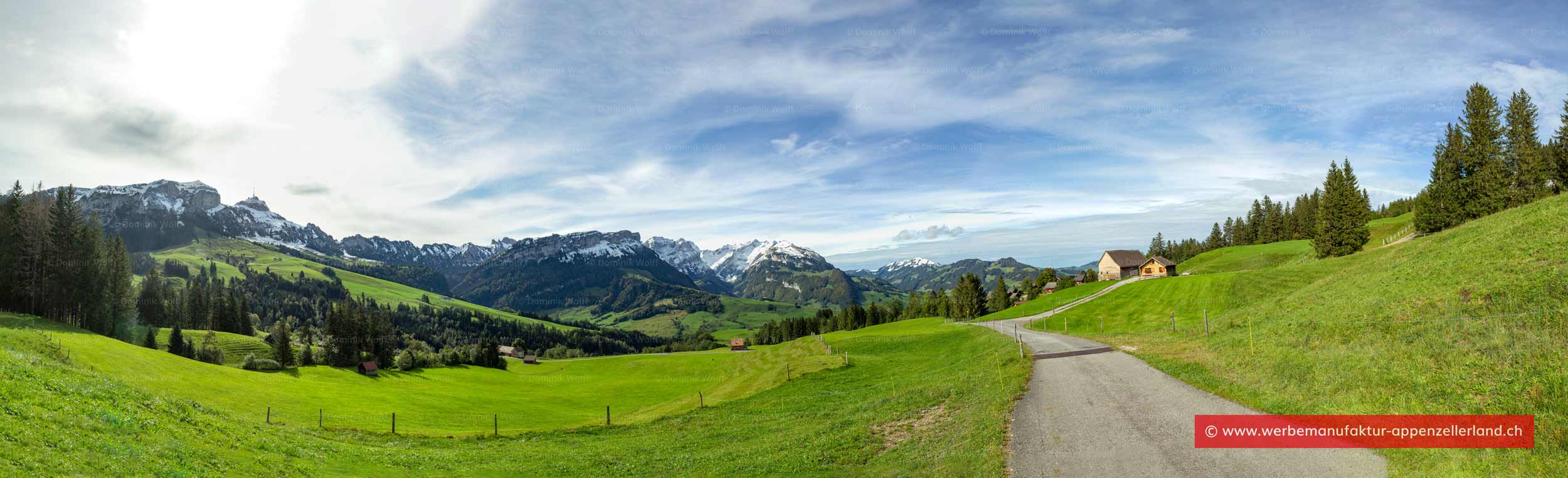 Bild + Foto - Panorama Alpstein in Appenzell