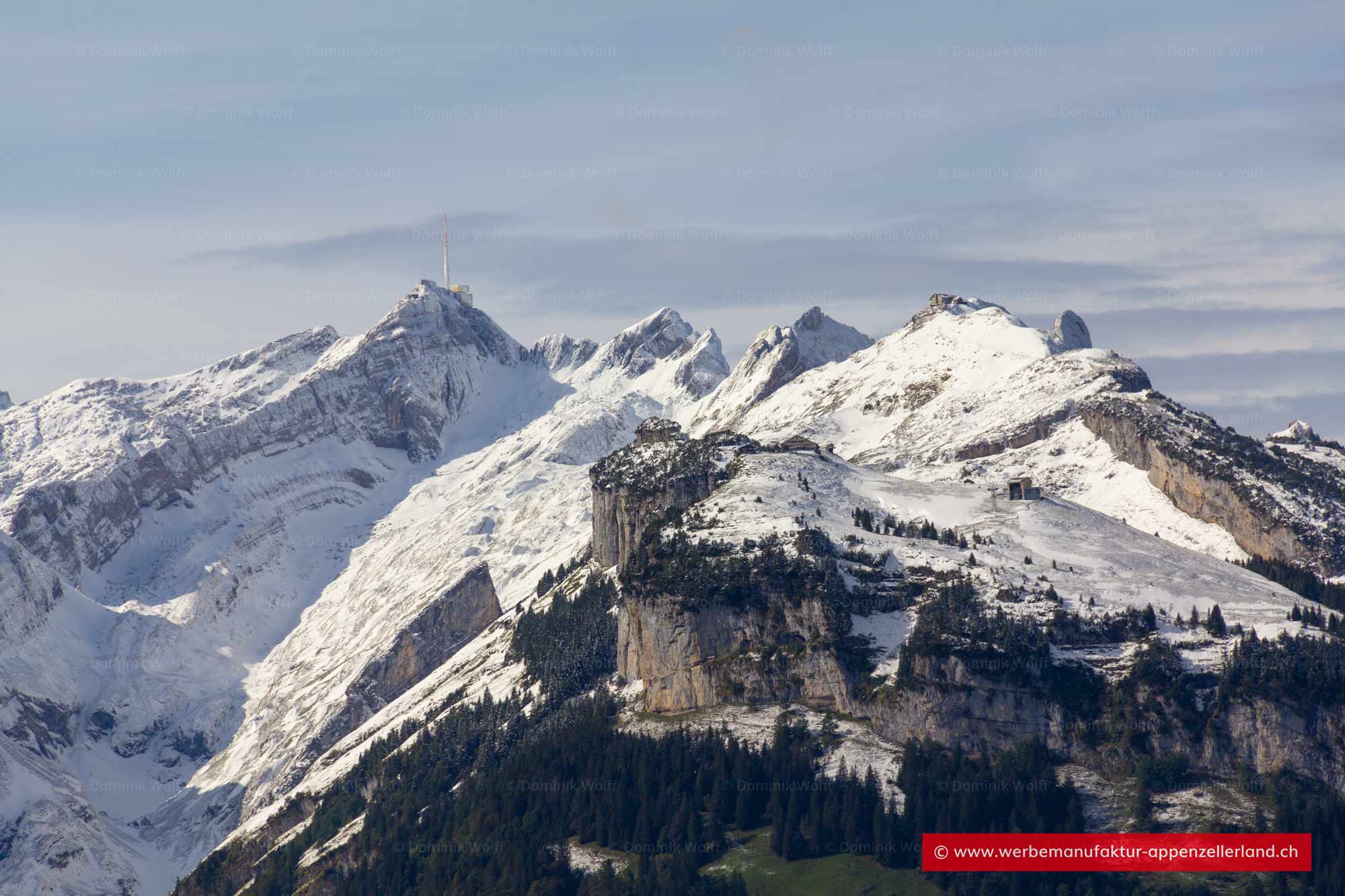 Bild + Foto - Ebenalp und Säntis