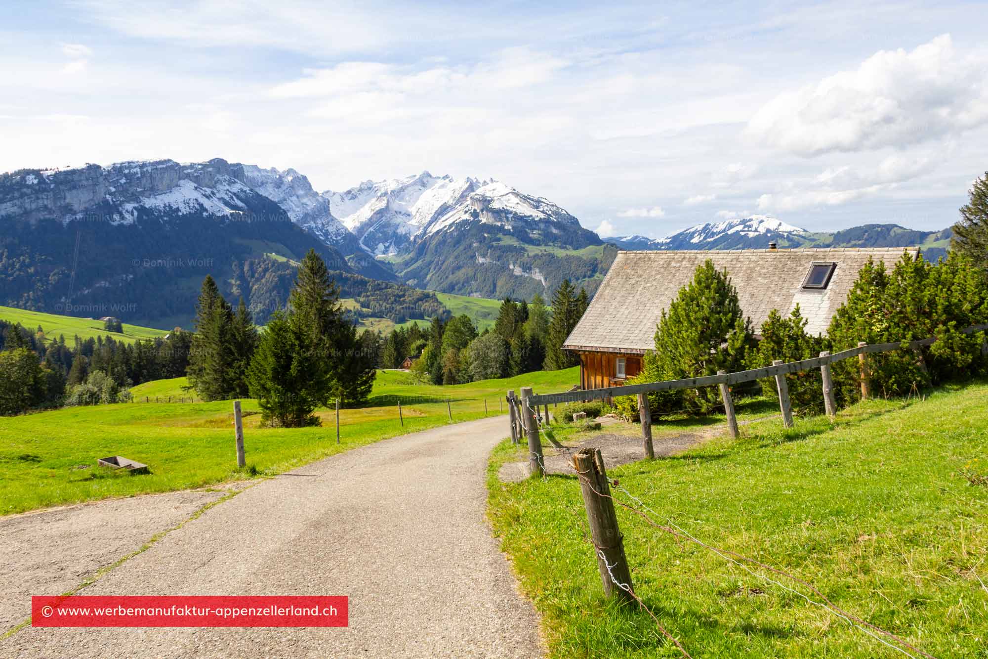 Bild + Foto - Säntis und Kronberg im Appenzellerland