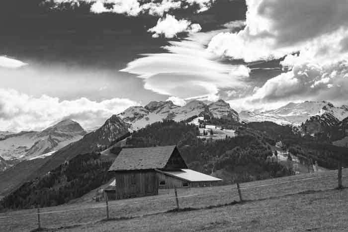 Fönfenster über Gstaad