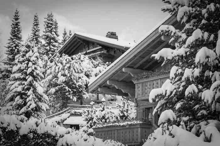 Verschneites Saanenland