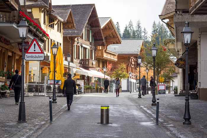 Promenade Gstaad / Schweiz