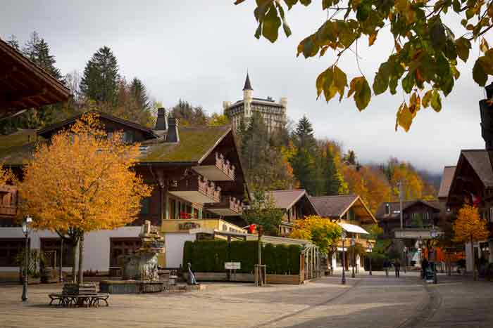 Dorfzentrum von Gstaad