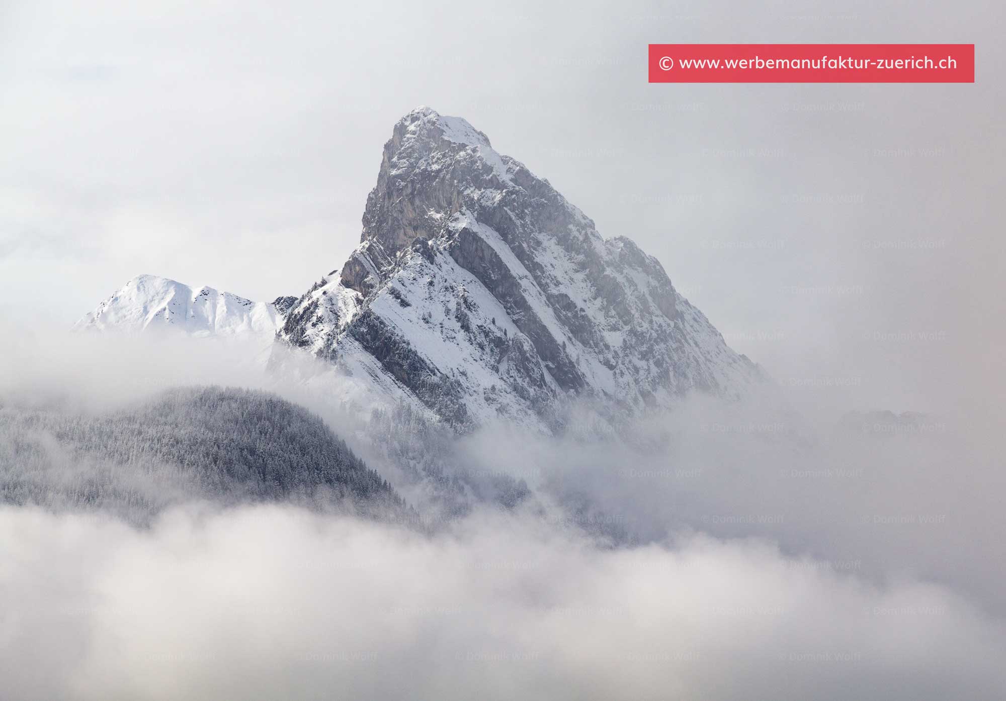 Bild + Foto - Der Berggipfel Le Rubli