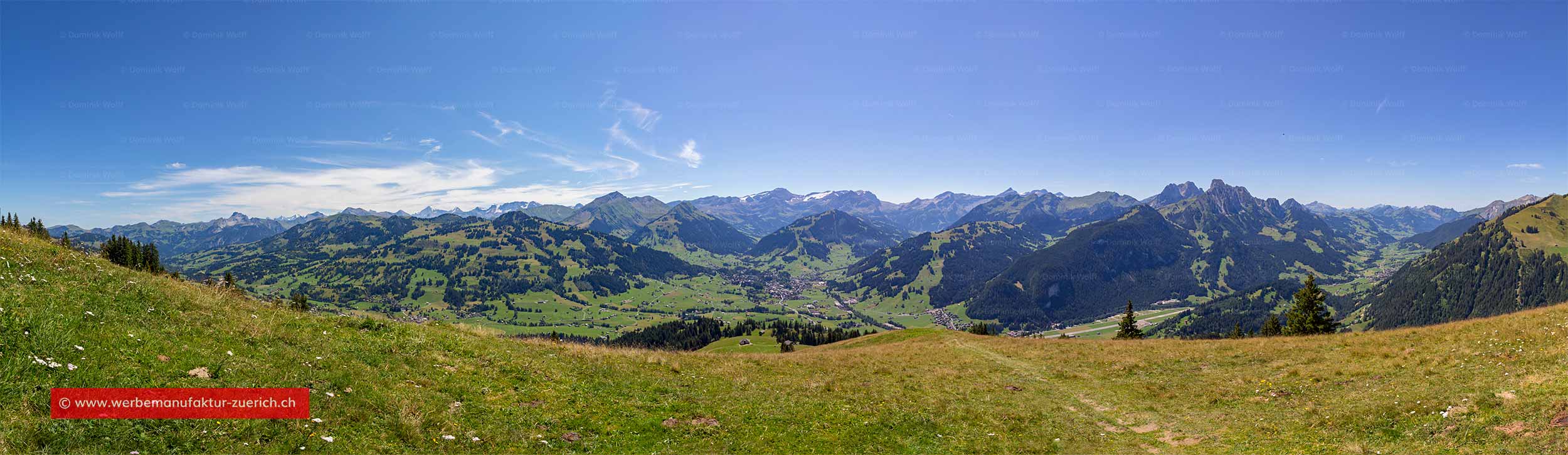 Bild + Foto - Panorama Gstaad + Saanenland