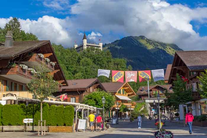 Dorfzentrum von Gstaad