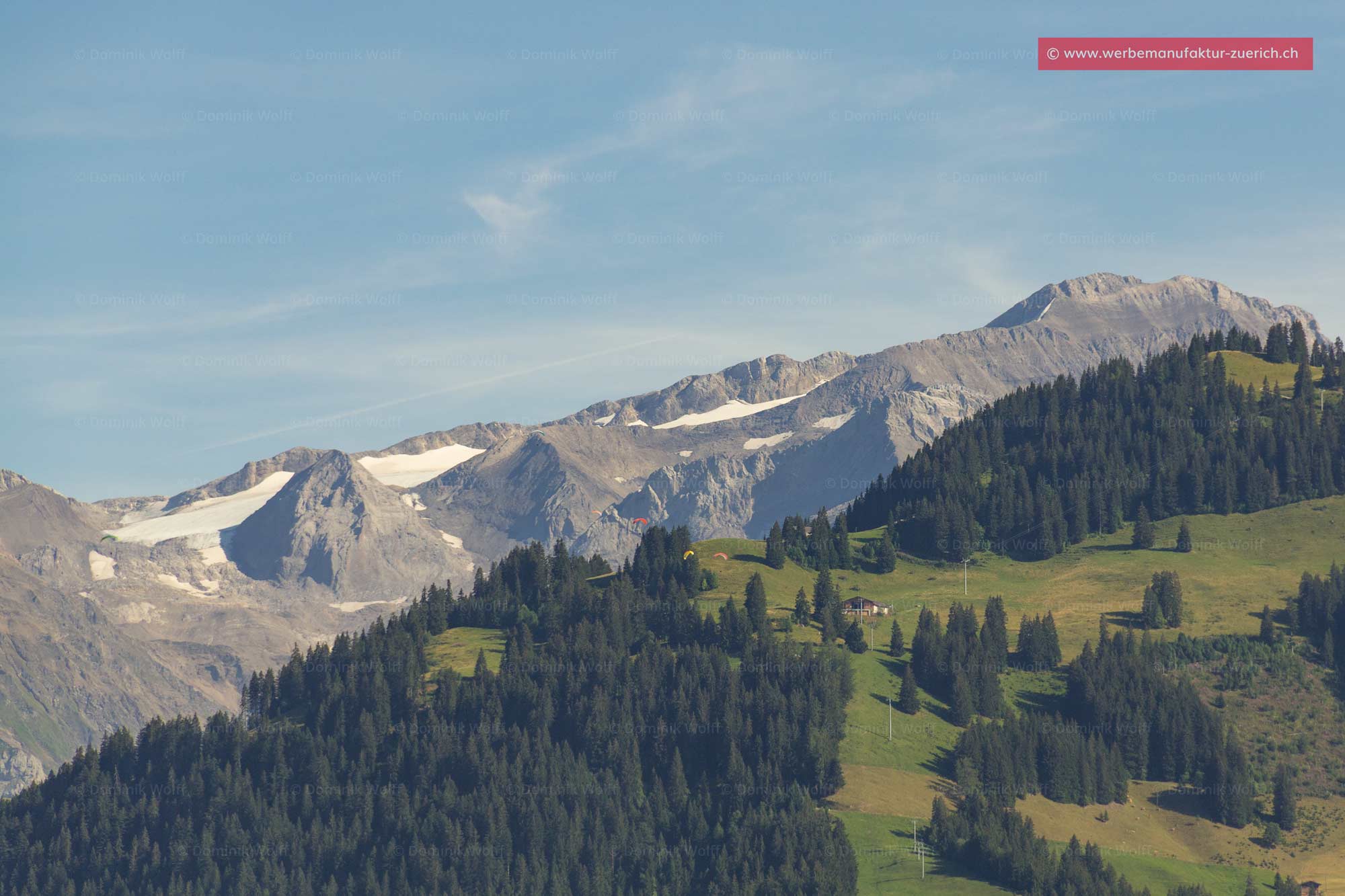 Bild + Foto - Wildhorn mit Gletscher