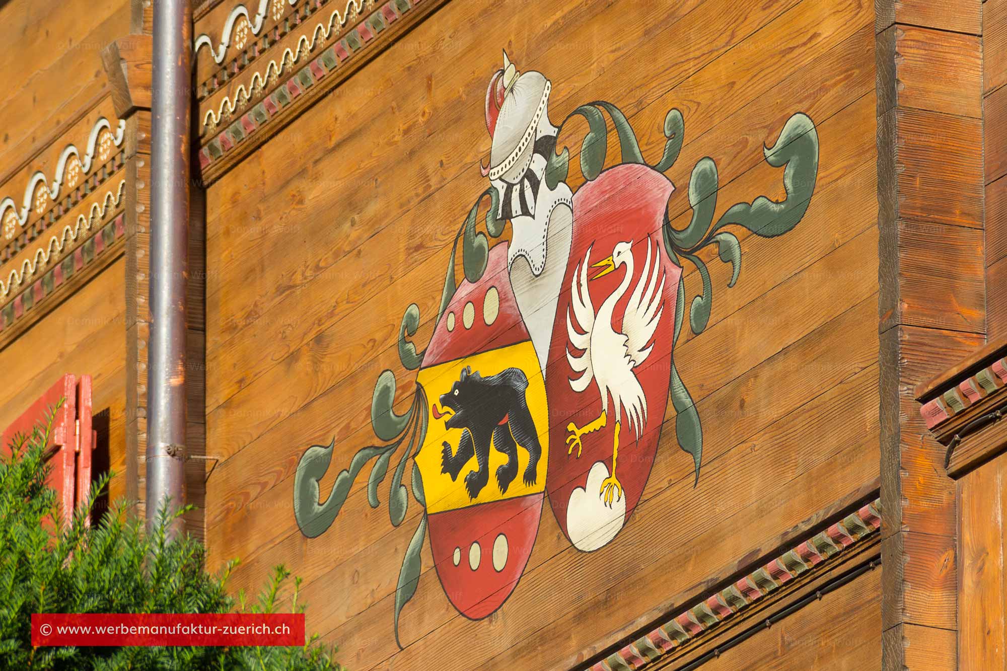 Bild + Foto - Wappen Kanton Bern und Gemeinde Saanen