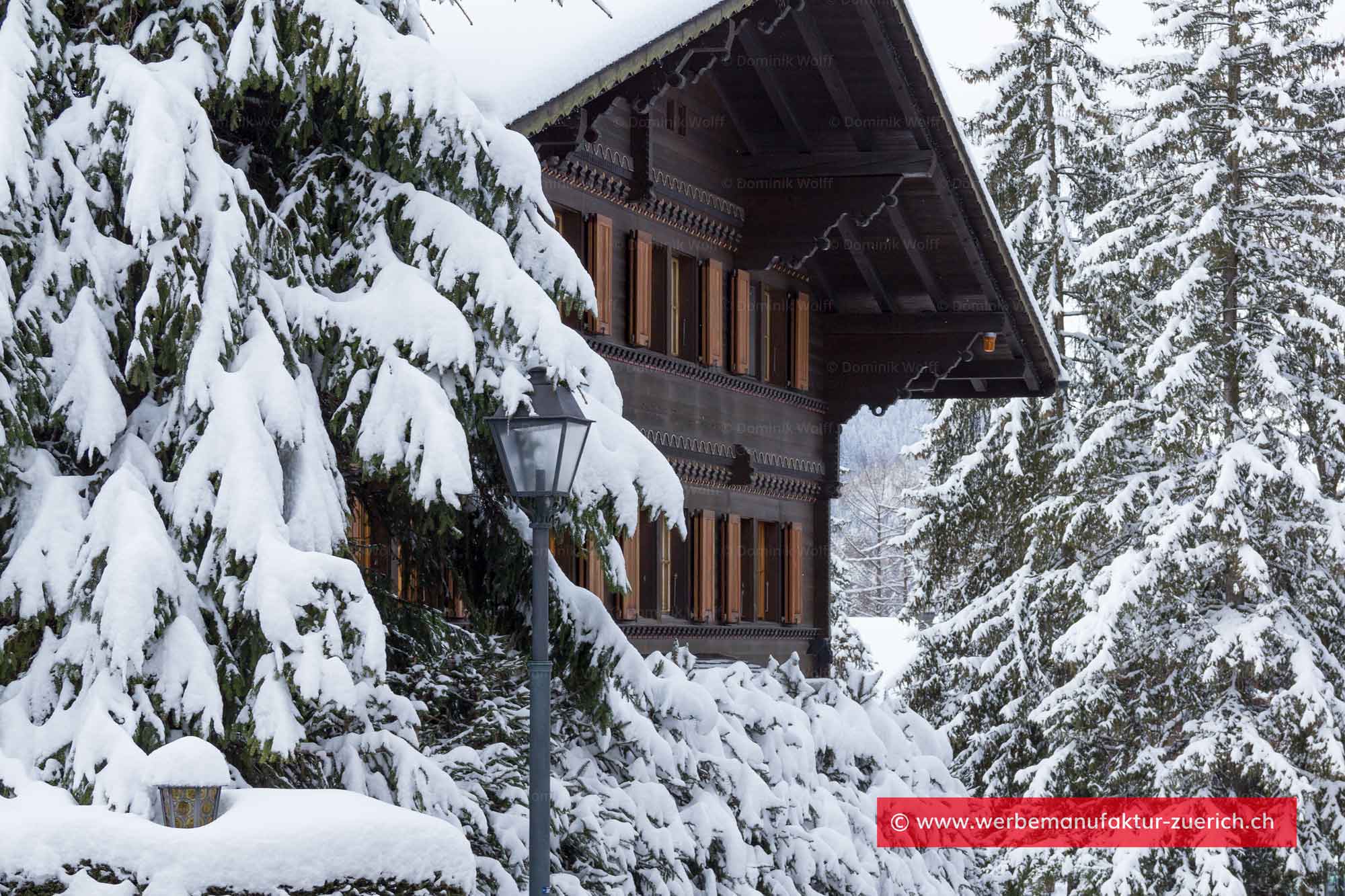 Bild + Foto - Winter in Gstaad Oberbort