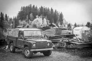 Land Rover in Gstaad