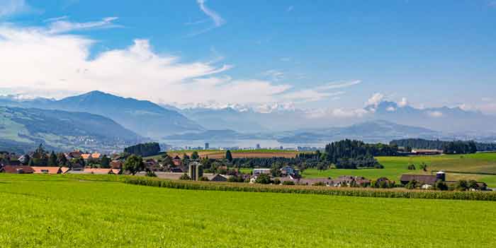 Kanton Zug in der Zentralschweiz