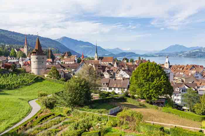 Altes Zentrum der Stadt Zug