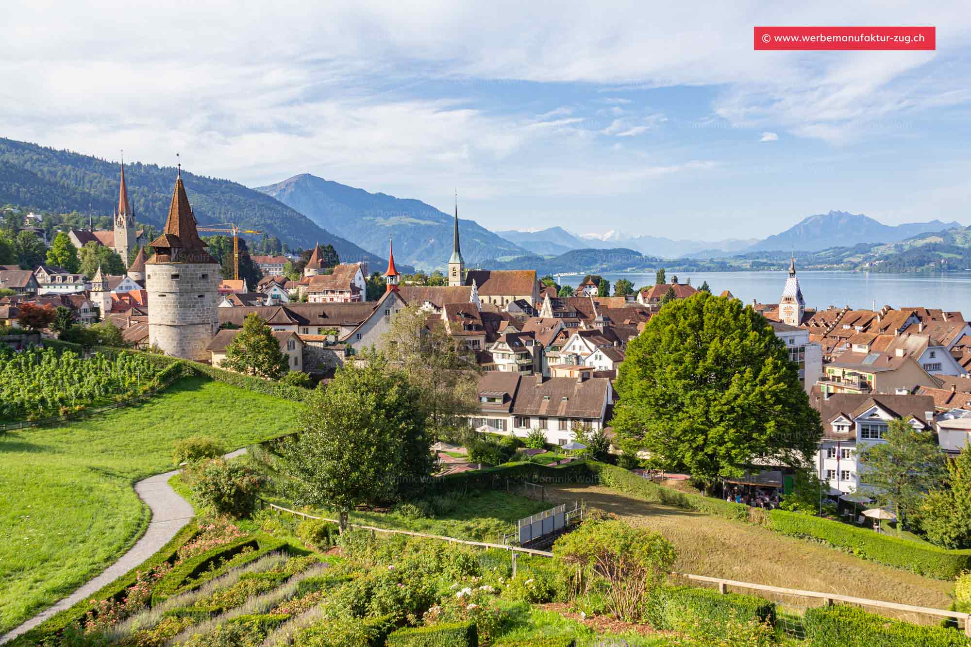 Bild + Foto - Die Altstadt von Zug / Schweiz