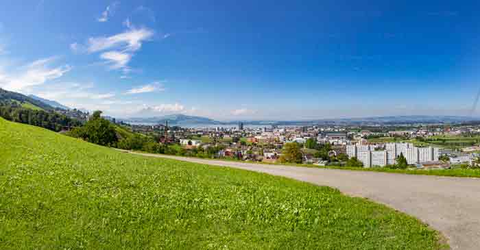 Zentrum des Kantons Zug