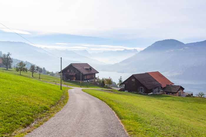 Bergdorf im Zuger Bergland