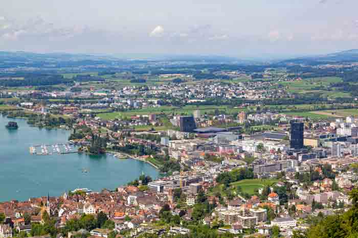 Zentrum des Kantons Zug