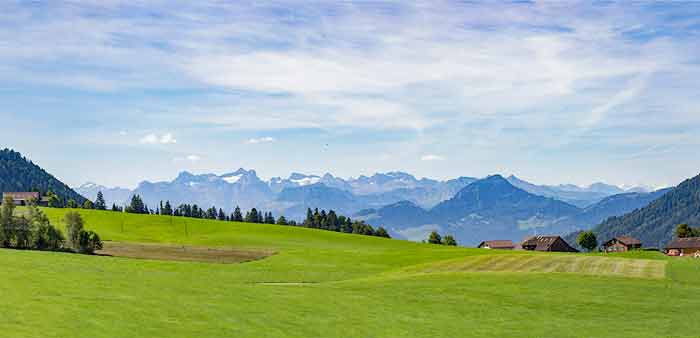 Wandergebiet im Kanton Zug