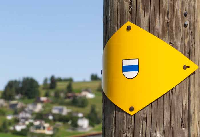 Kantonswappen Zug / Schweiz
