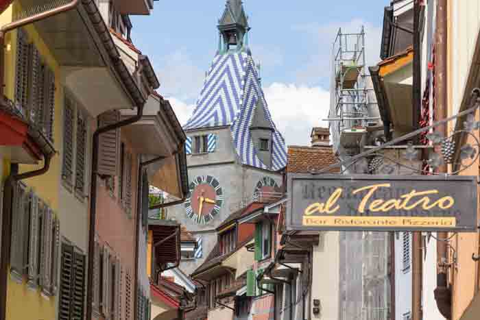 Ober Altstadt von Zug / Schweiz